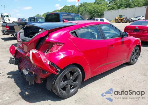 2013 Hyundai Veloster Base W/Gray from USA, damaged, VIN KMHTC6AD0DU140570